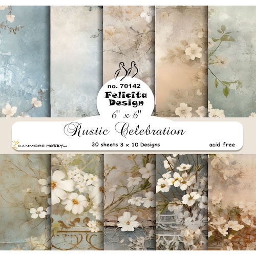 Felicita Design Rustic celebration 3x10ark 15x15cm 200g